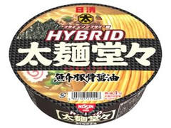 日清食品 HYBRID太麺堂々 魚介豚骨醤油 商品写真