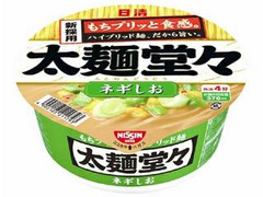 日清食品 太麺堂々 ネギしお 商品写真