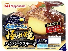 ニッポンハム 4種チーズの極み焼 ハンバーグステーキ 商品写真