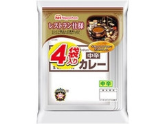 ニッポンハム レストラン仕様カレー 中辛 袋170g×4