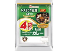 ニッポンハム レストラン仕様カレー 辛口 袋170g×4
