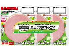 ニッポンハム ヘルシーキッチン グリーンラベル 減塩ロースハム 商品写真