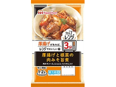 ニッポンハム プラス1レンジ 厚揚げと根菜の肉みそ旨煮 商品写真