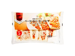 セブン＆アイ セブンプレミアム 完熟トマトソースのベーコン＆ソーセージピザ 商品写真