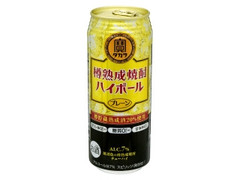 タカラ 樽熟成焼酎ハイボール プレーン 缶500ml
