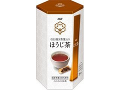 AGF 石臼挽き茶葉入りほうじ茶 スティック 箱0.8g×18