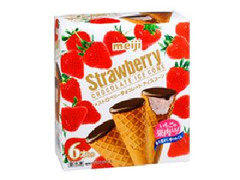 ストロベリーチョコレートアイスコーン 箱36ml×6