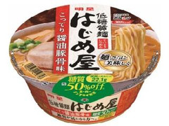 明星食品 低糖質麺 はじめ屋 糖質50％オフ こってり醤油豚骨味