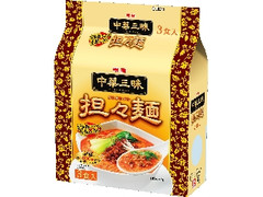 明星 中華三昧 担々麺 3食パック 袋116g×3