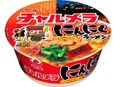 明星 チャルメラ にんにくラーメン しょうゆとんこつ味 カップ84g