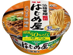 明星 低糖質麺 はじめ屋 こってり味噌味 カップ89g