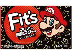 ロッテ Fit’s マリオの無敵スター味 ジンジャーエール 商品写真