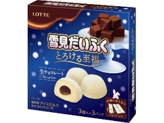 ロッテ 雪見だいふく とろける至福 生チョコレート 箱27ml×9