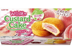 ロッテ W白桃のカスタードケーキ 商品写真