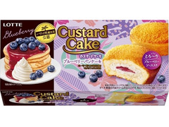 ロッテ カスタードケーキ ブルーベリーパンケーキ 商品写真