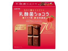 ロッテ 乳酸菌ショコラ カカオ70×ストロベリー