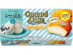 ロッテ カスタードケーキ 生クリームシフォンケーキ 商品写真