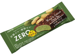 ロッテ ZEROビスケットクランチチョコバー 香る焙煎抹茶