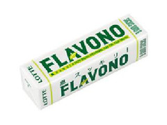 ロッテ　FLAVONO フラボノガム　廃盤　プレミア　15個×9枚菓子