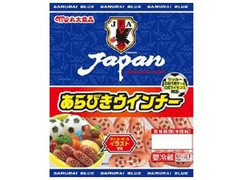 丸大食品 サッカー日本代表チーム公式ライセンス商品 あらびきウインナー 商品写真