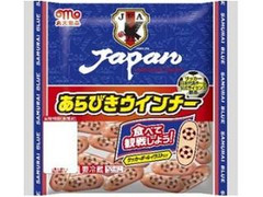 サッカー日本代表チーム公式ライセンス商品 あらびきウインナー 袋160g