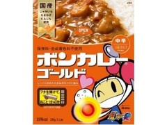 大塚食品 ボンカレーゴールド 中辛 スーパーボンバーマンRコラボパッケージ 箱180g