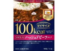 100kcal マイサイズ ソイミート ハッシュドビーフタイプ 箱140g