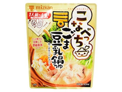 ミツカン こなべっち ごま豆乳鍋つゆ 袋144g