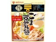 〆まで美味しい ごま豆乳鍋つゆミニパック 袋36g×4