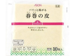 トップバリュ パリッと揚がる春巻の皮