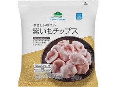 トップバリュ グリーンアイ グリーンアイ やさしい味わい 紫いもチップス 商品写真