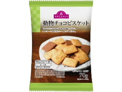 トップバリュ 動物チョコビスケット 袋70g