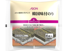 トップバリュ のりの風味を生かした 韓国味付のり 商品写真