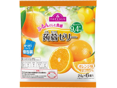 トップバリュ 蒟蒻ゼリー オレンジ味 商品写真