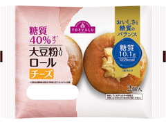 トップバリュ 糖質40％オフ 大豆粉入りロール チーズ 商品写真