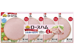 トップバリュ ベストプライス しっとりとした食感 ロースハム 五島灘の塩使用 パック40g×4