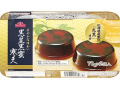 トップバリュ 華やかな味わい 黒豆黒蜜寒天 商品写真