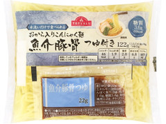 トップバリュ 水洗いだけで食べられる おから入りこんにゃく麺 魚介豚骨つゆ付き 商品写真