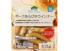 トップバリュ グリーンアイ ポークあらびきウインナー 袋120g