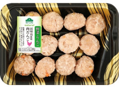 トップバリュ グリーンアイ 純輝鶏使用 肉だんご 野菜・りんご 商品写真