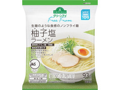 トップバリュ グリーンアイ Free From 生麺のような食感のノンフライ麺 柚子塩ラーメン 商品写真