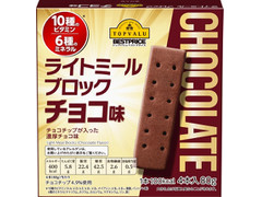 トップバリュ ベストプライス ライトミール ブロック チョコ味