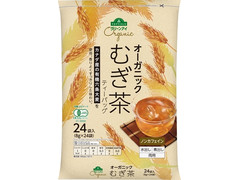 トップバリュ グリーンアイ オーガニックむぎ茶 ティーバッグ ノンカフェイン 水出し 煮出し両用 商品写真