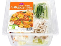 CooKit ピリ辛キムチ風味 豚肉とキャベツ炒め まるごと献立キット 袋270g