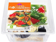 トップバリュ CooKit なすと彩り野菜のピリ辛豚肉味噌炒め まるごと献立キット