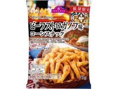 トップバリュ World Dining ビーフストロガノフ味コーンスナック 商品写真