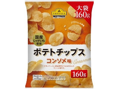 国産じゃがいも使用 ポテトチップス コンソメ味 袋160g