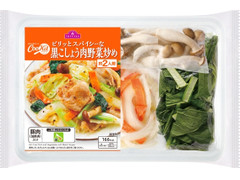 イオン トップバリュ CooKit ピリッとスパイシーな黒こしょう肉野菜炒め まるごと献立キット