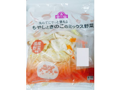 トップバリュ 洗わずにサッと使える もやしときのこのミックス野菜 商品写真