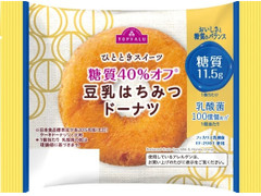 トップバリュ ひとときスイーツ 糖質40％オフ 豆乳はちみつドーナツ 商品写真